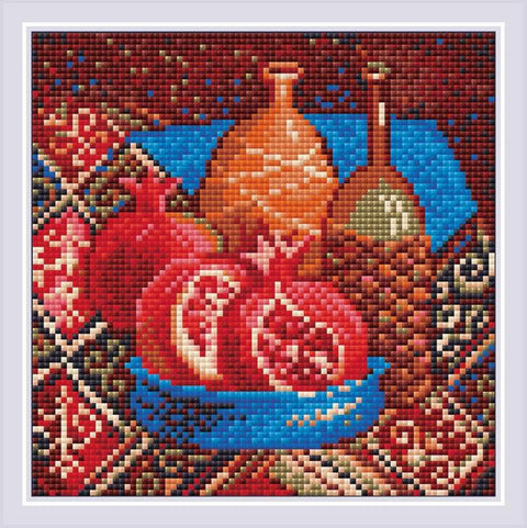 Pomegranates diamond mosaic kit by RIOLIS Ref. no.: AM0033