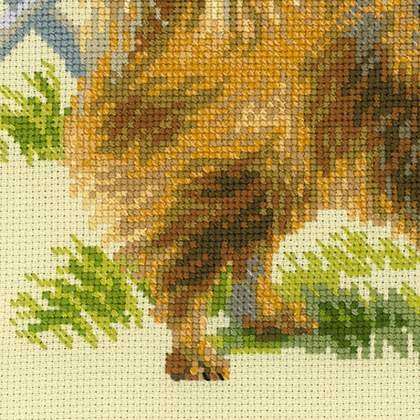 Pomeranian - Cross Stitch Kit from RIOLIS Ref. no.:1585