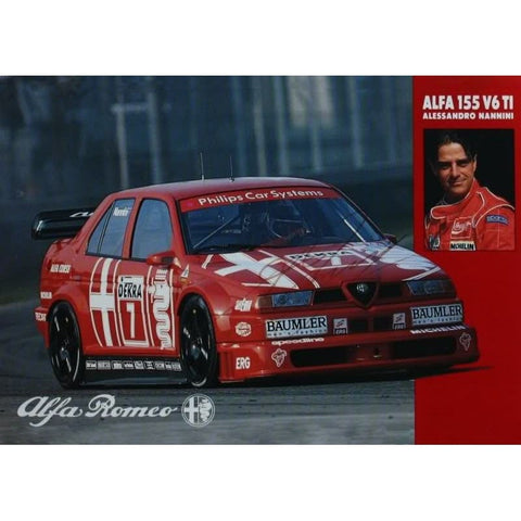 Popierinis lengvojo automobilio "Alfa Romeo 155 V6 Ti" modelis