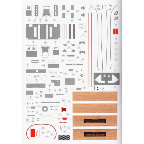 Popierinis lenktyninio katerio FERRARI F1 ANTARES II modelis