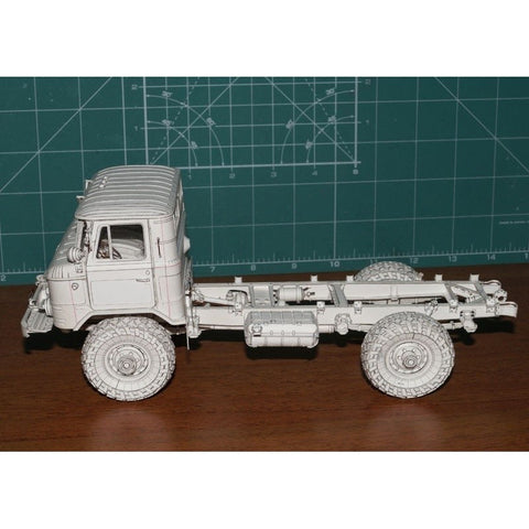 Popierinis TSRS visureigio - sunkvežimio "GAZ - 66" modelis (Ypač sudėtingas!)