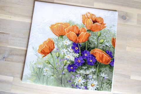 Poppies SB2368 - Cross Stitch Kit