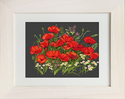 Poppies SG275 - Cross Stitch Kit by Luca-s