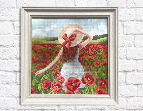 Poppy Field 20х20 Diamond Painting Set Cs2627