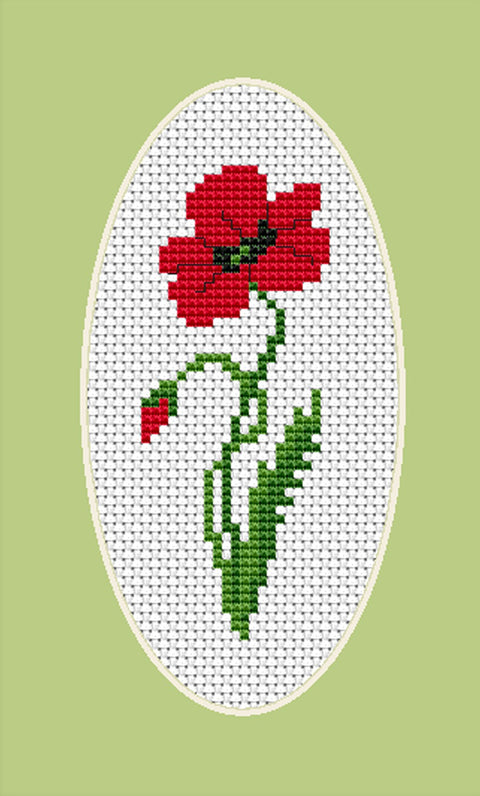 Poppy SB1061 - Cross Stitch Kit by Luca-s