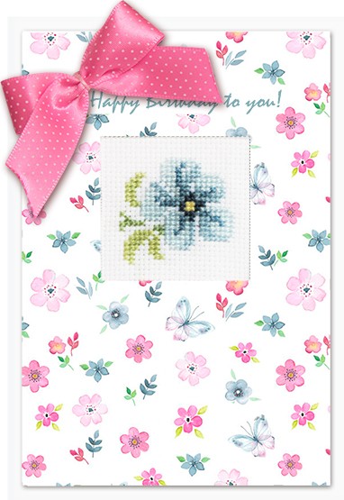 Post Card SSP44 - Cross Stitch Kit by Luca-s