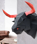 3D Papercraft Kit Bull PP-1BUL-2BR