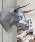 3D Papercraft Kit Bull PP-1BUL-SLV