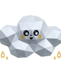 3D Papercraft Kit Cloud PP-1OBL-WHT