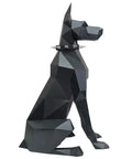 3D Papercraft Kit Doberman PP-2DBR-BLA