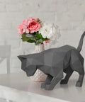 Wizardi 3D Papercraft Kit Cat PP-2KOT-GRA