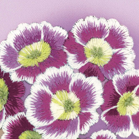 Primroses. Satin Stitch - Cross Stitch Kit from RIOLIS Ref. no.:0066 PT