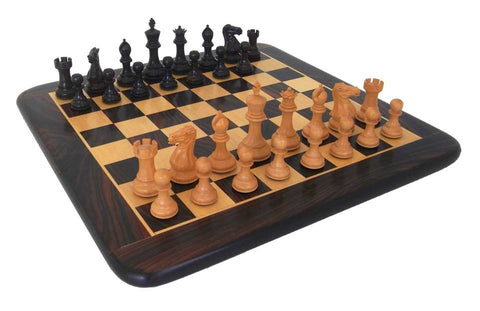 Professional Chess Men Set with Beautiful Rosewood and Maple Chessboard