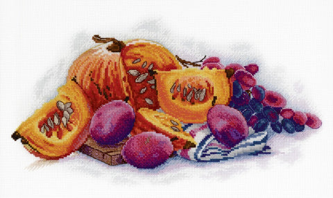 Pumpkin SNV-629 cross stitch kit by MP Studio