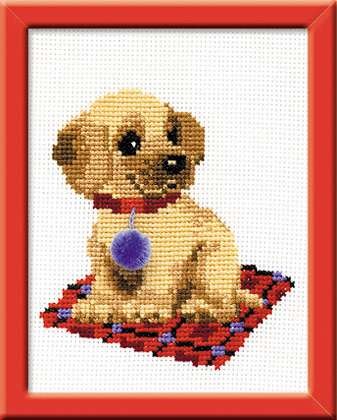 Puppy - Cross Stitch Kit from RIOLIS Ref. no.:HB067