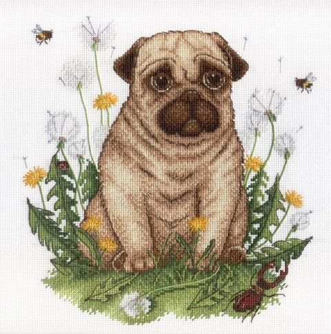 Puppy SNV-613 cross stitch kit by MP Studio