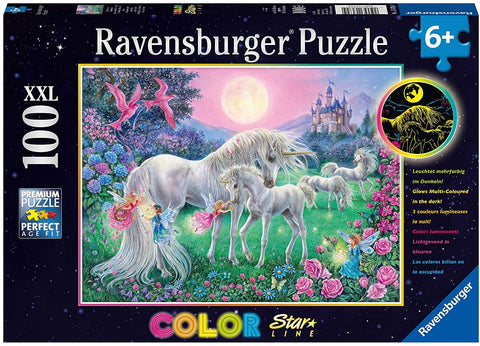 Puzzle 100 Unicorns in the Moonlight