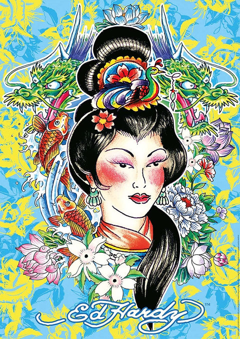 Puzzle 1000 Ed Hardy: Geisha