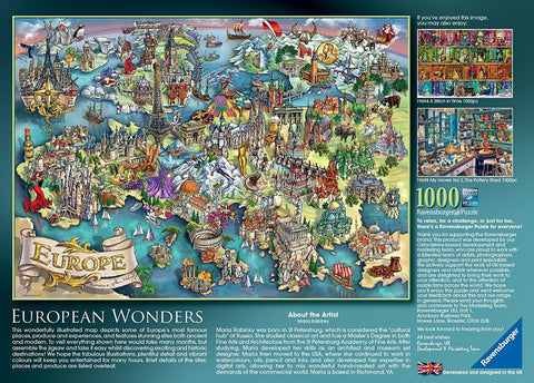 Puzzle 1000 European Wonders