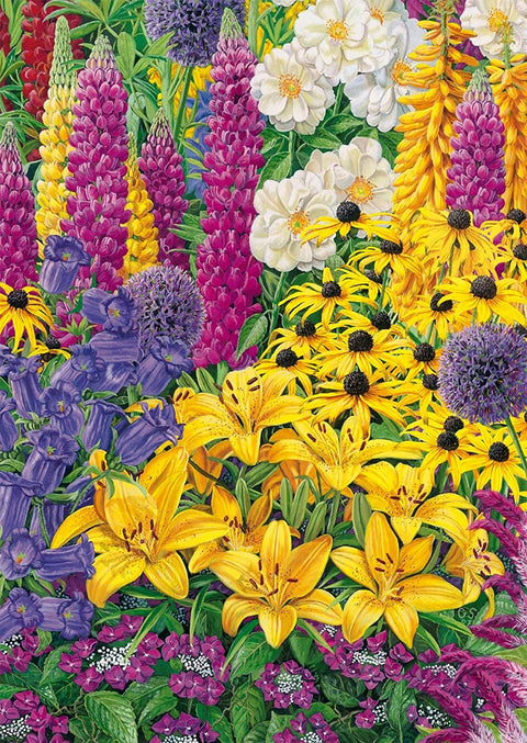 Puzzle 1000 Flokati Bright Sunflowers