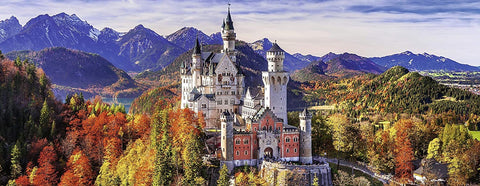 Puzzle 1000 Neuschwanstein Castle in Bavaria