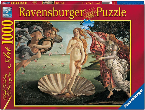 Puzzle 1000 Pieces - Boticelli: The birth of Venus