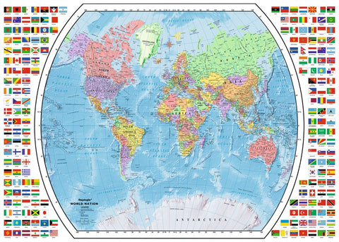 Puzzle 1000 Political World Map