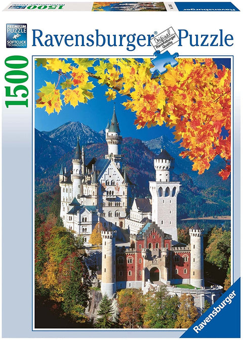 Puzzle 1500 Ravensburger Neuschwanstein in Autumn