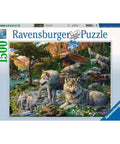 Puzzle 1500 Wolves in Spring