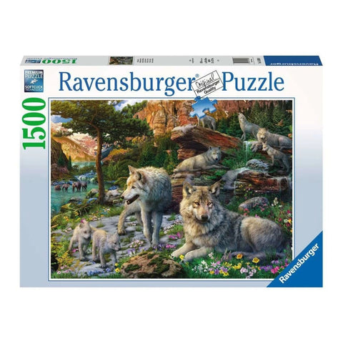 Puzzle 1500 Wolves in Spring