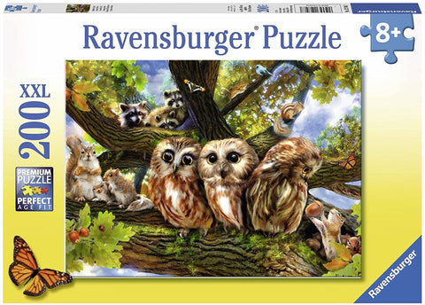 Puzzle 200 - Cute Owls