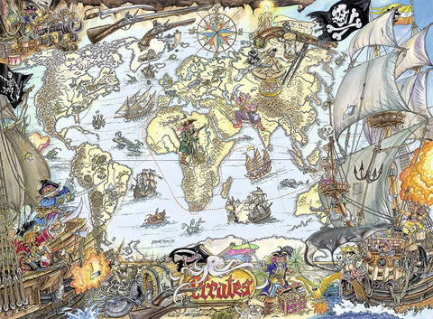 Puzzle 200 Pirates Map