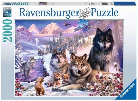 Puzzle 2000 Wolves in the Snow