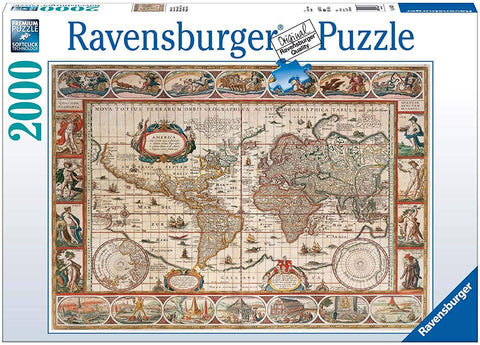 Puzzle 2000 World Map Year 1650