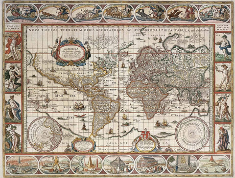 Puzzle 2000 World Map Year 1650