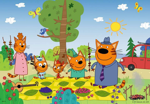 Puzzle 2x12 Kid-e-cats