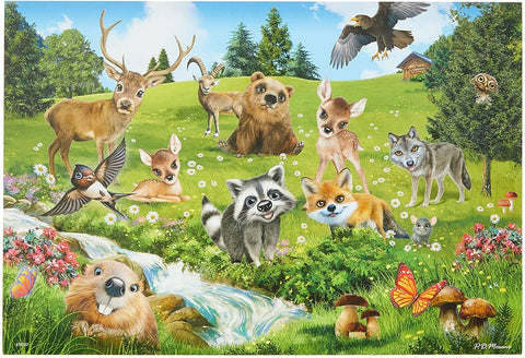 Puzzle 2x24 Animal Friends