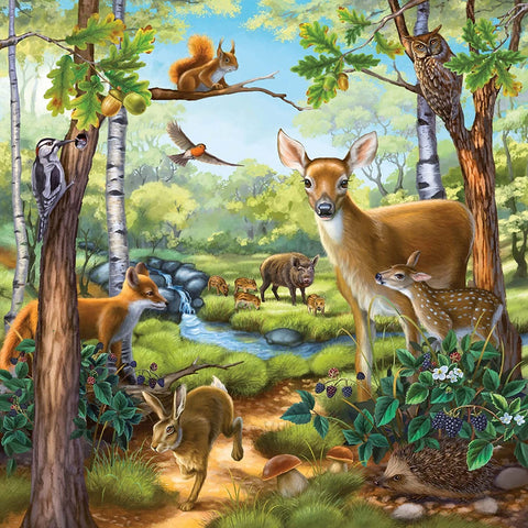 Puzzle 3 x 49 Animals