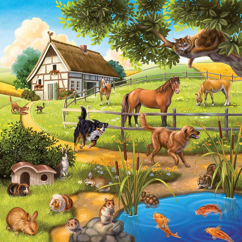 Puzzle 3 x 49 Animals