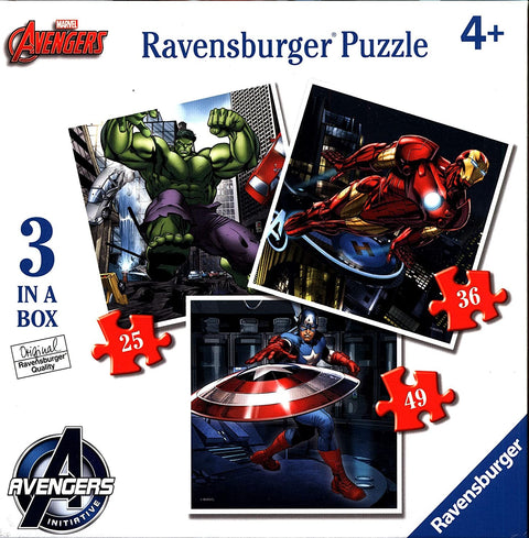 Puzzle 3in1 Avengers