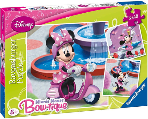 Puzzle 3x49 Minnie Mouse