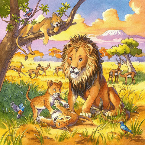 Puzzle 3x49 Wild Animals