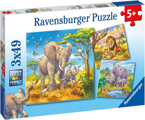 Puzzle 3x49 Wild Animals