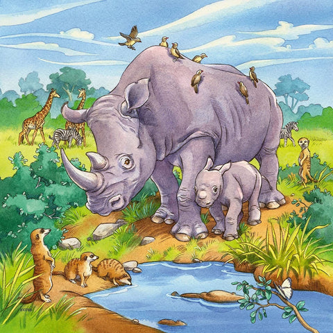 Puzzle 3x49 Wild Animals