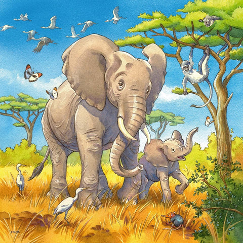 Puzzle 3x49 Wild Animals