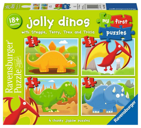 Puzzle 4in1 Jolly Dinos