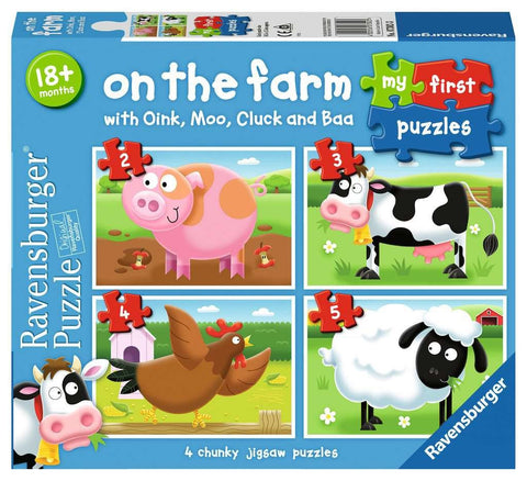 Puzzle 4in1 On the Farm