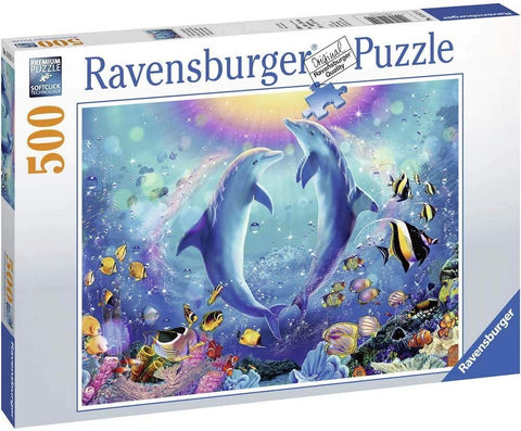 Puzzle 500 - Dance With The Dolphins Puzzle