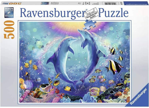 Puzzle 500 - Dance With The Dolphins Puzzle