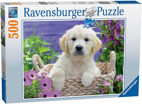 Puzzle 500 Sweet Golden Retriever